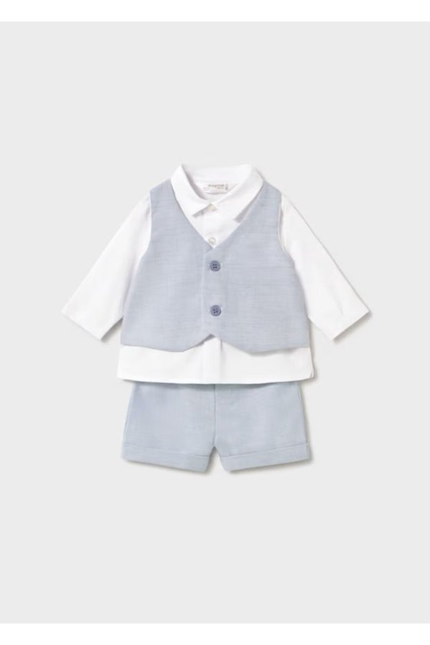 Sort Shirt Vest Set