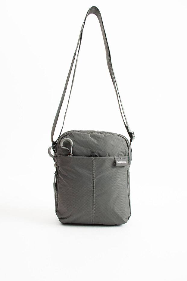 Unisex 4-Compartment Water-Resistant Parachute Fabric Shoulder Bag Si-6033