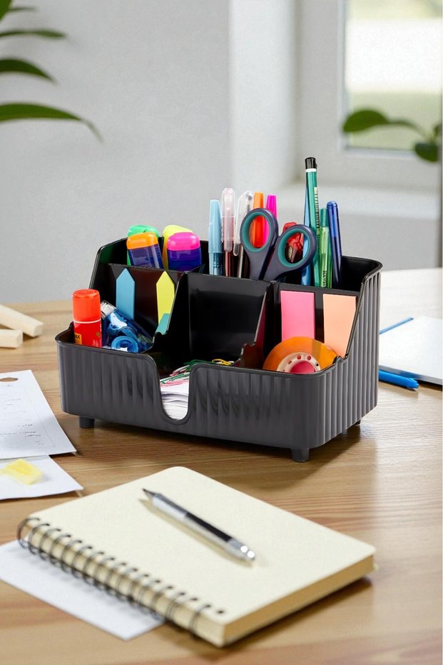 Tabletop Organizer Pen Holder Multi-Purpose Jewelry Makeup Organizer Storage Box