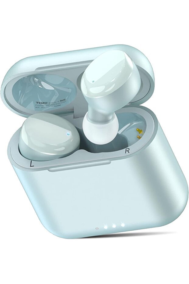 T6 True Wireless Earbuds Bluetooth 5.3 Headphones, IPX8 Waterproof, In-Ear, Blue