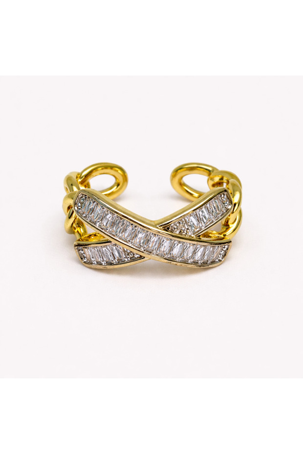 Intersect X Gold Ring