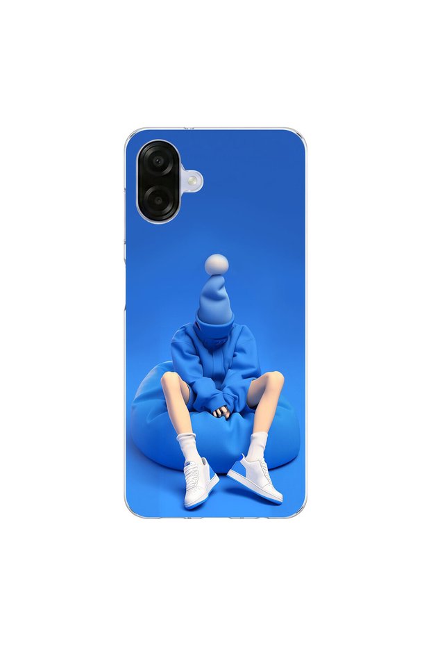Samsung Galaxy A07 Compatible No Face 5 Design Transparent Case
