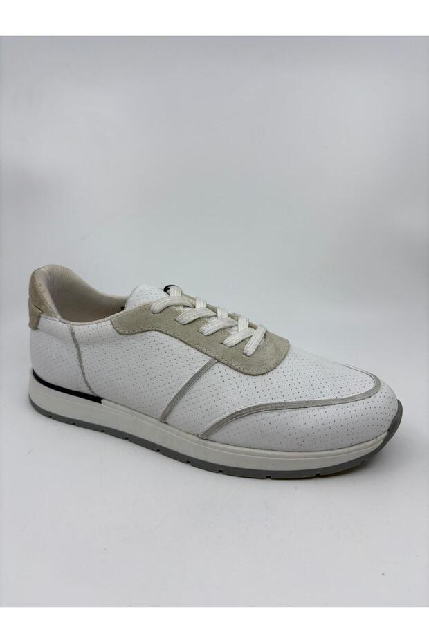 White Men's Leather Shoes