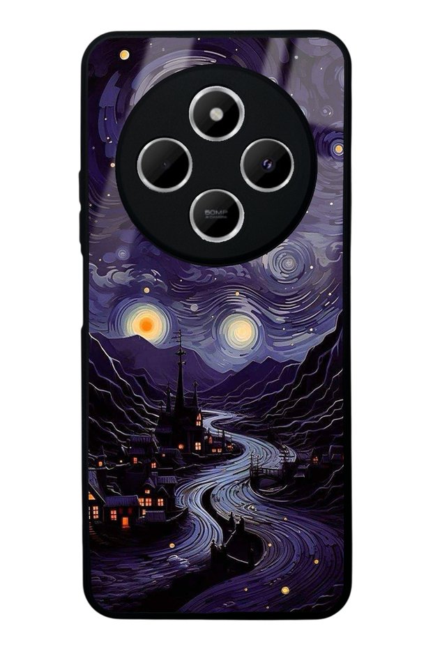 Xiaomi Redmi 14C Vortex of Night Design Glossy Phone Case
