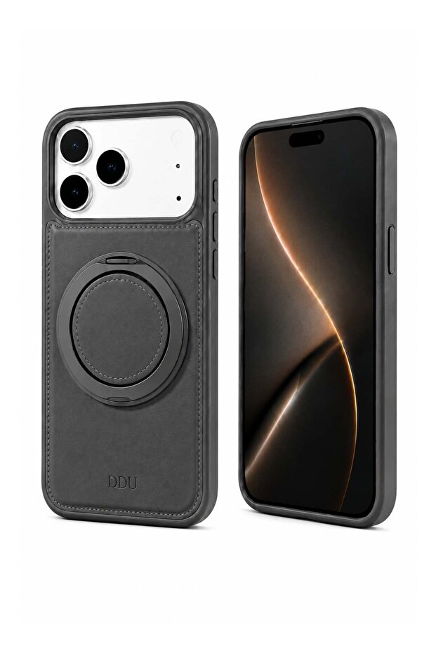 iPhone 17 Pro Max Magnetic Ring Stand Case – Shockproof MagSafe Cover
