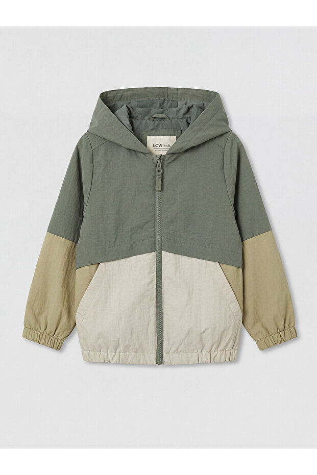 Shining Choices from Shining Store Hooded Color Block Boys' Raincoat