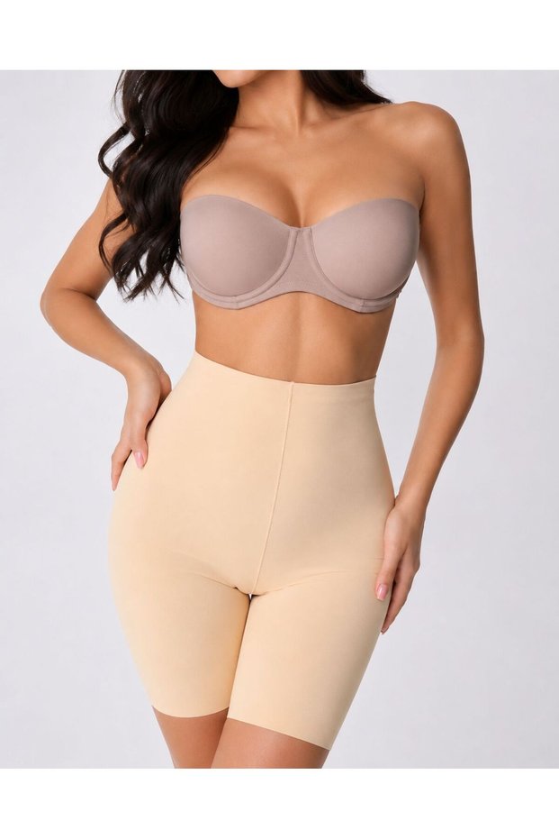 High Waist Long Leg Shaping Corset Abdomen Waist Hips and Legs Firming Seamless Shorts Corset