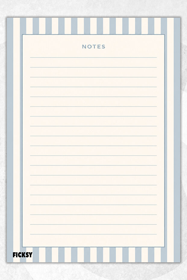 A5 Notepad Lined Notebook - 50 Sheets - Memopad - Notepad - Notepad - Note Paper - 1