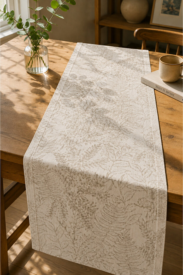 Nature Sketch Premium Beige Runner 40X140 cm