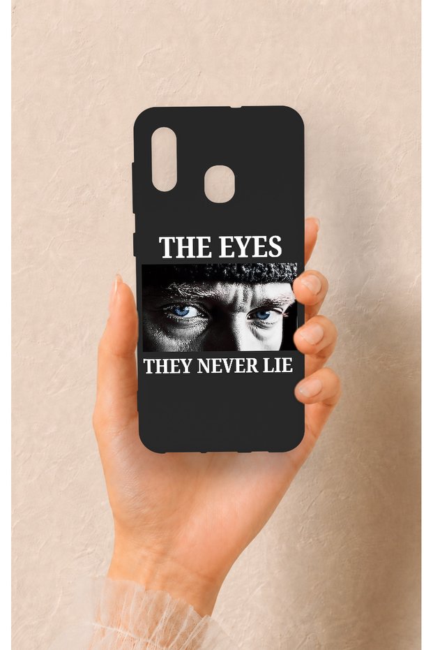 Samsung A20-A30 Compatible Ataturk Eyes Patterned Silicone Case