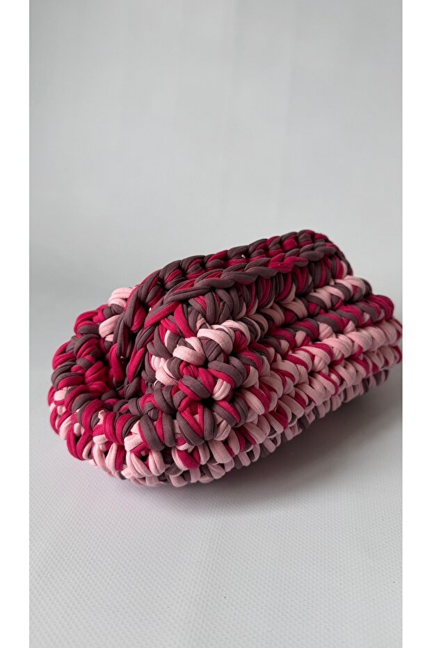 Burslu El Çantası (pembe)