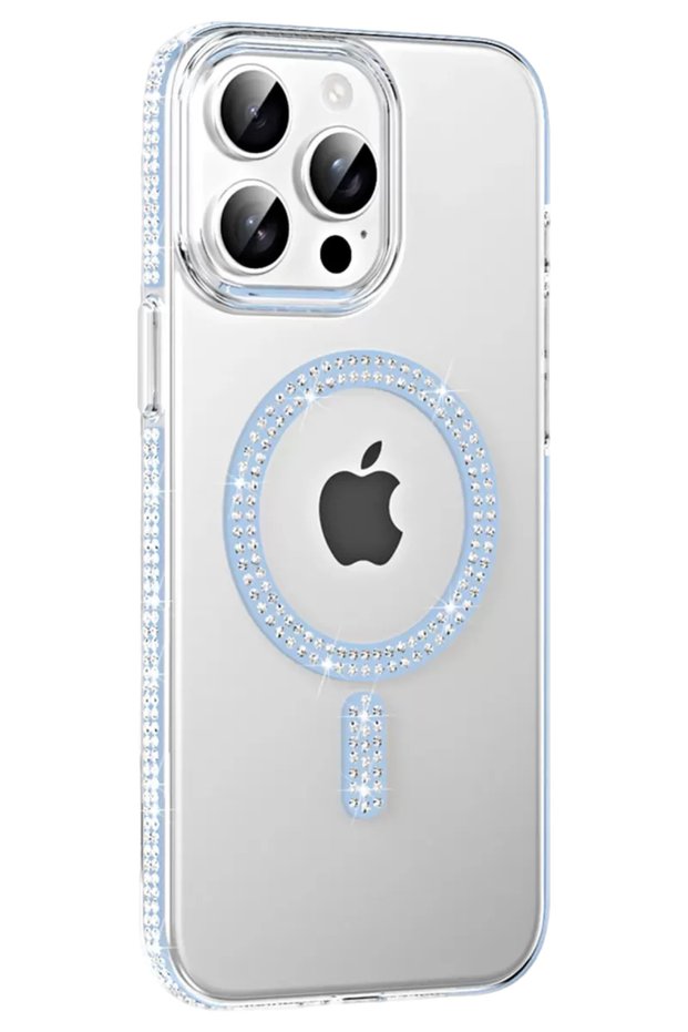 غطاء Joko iPhone 14 Pro Max المتوافق مع Move Stone Magsafe - أزرق