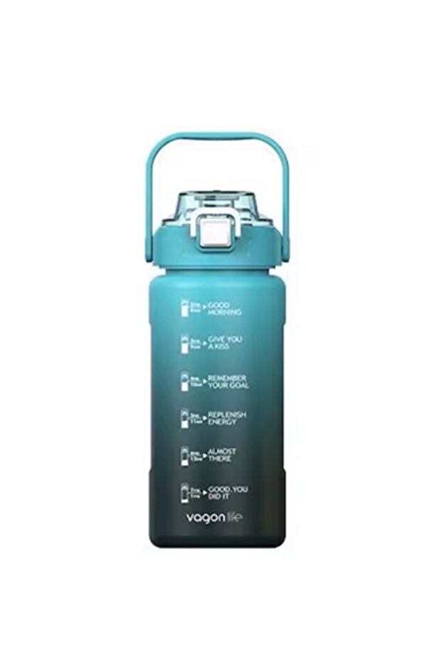Polycarbonate Water Bottle 1500 ml Vgn2213 Turquoise-Black