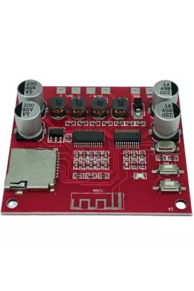 1D16 XH-A233 15W x 2 Bluetooth 4.2 Digital Amplifier d Stereo TF Card Play 12V-24V Audio Amp