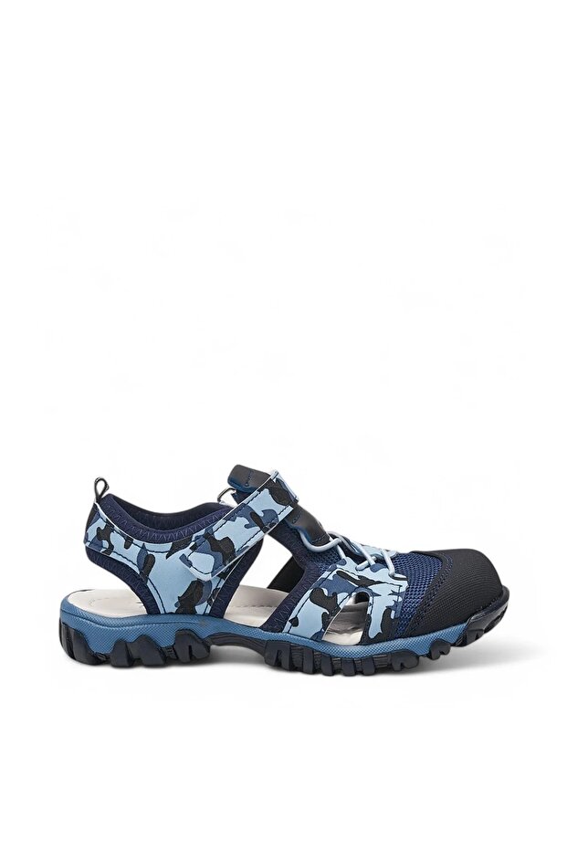 600 orthopedic boys' blue camouflage sandals
