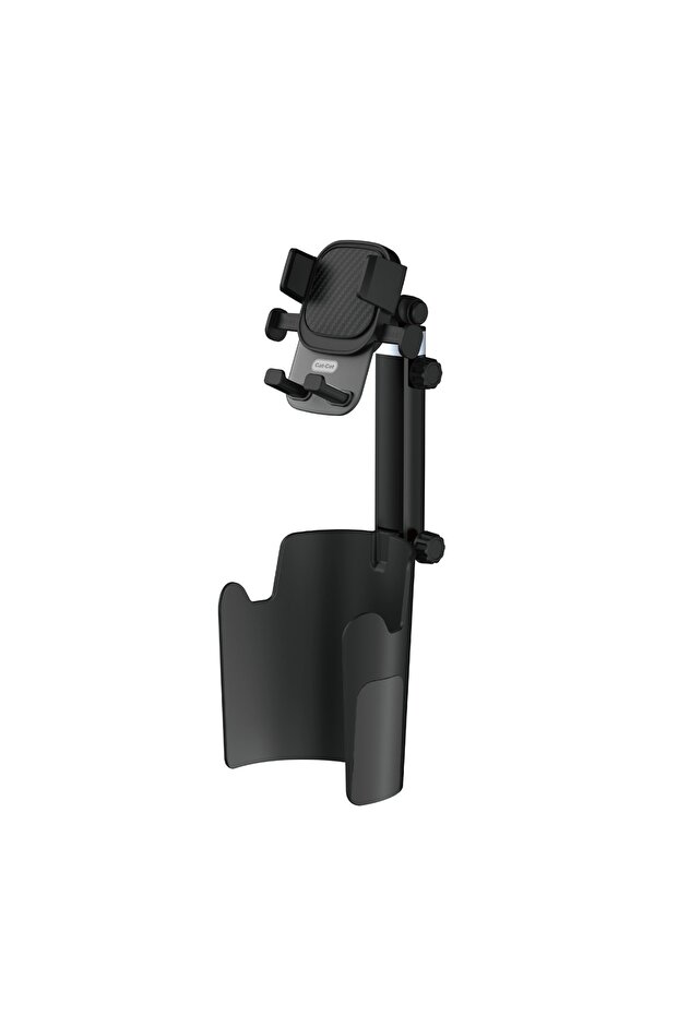 Cat-Cot Car Cup Holder Phone Mount, Universal 2-in-1 Adjustable Car Bracket, 360° Rotation Smart Phone Stand for Vehicle Cup Holders, One-Handed Operation.