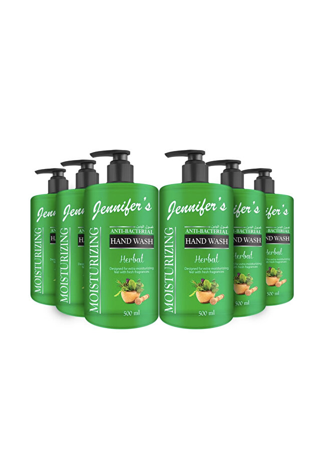 Hand Wash Herbal, 6 X 500 ml