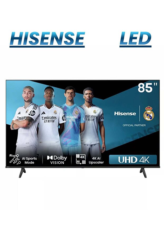 85-Inch 4K UHD A6Q Smart TV With 60Hz Display, Dolby Vision, Dolby Audio, VIDAA Smart OS