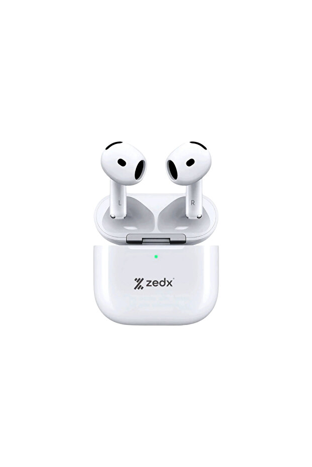 Zeepods 4 Wireless Earphones Touch Slide Sensor Bluetooth 5.3 In-Ear Headphones - White