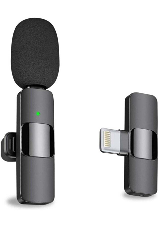 Professional Wireless Lavalier Lapel Microphone for iPhone, iPad - Cordless Omnidirectional Condenser Recording Mic