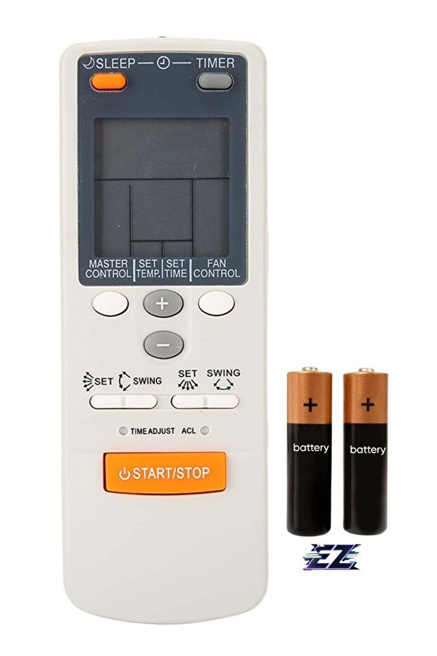 Replacement for AC Air Conditioner Remote Control AR-JW6 P67210092 with battery