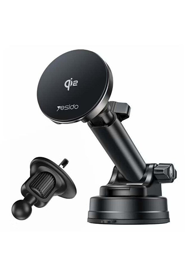 DS30 15W Wireless Magnetic Fast Charger – Qi 2.0 Certified Magnetic Charging Stand & Car Mount