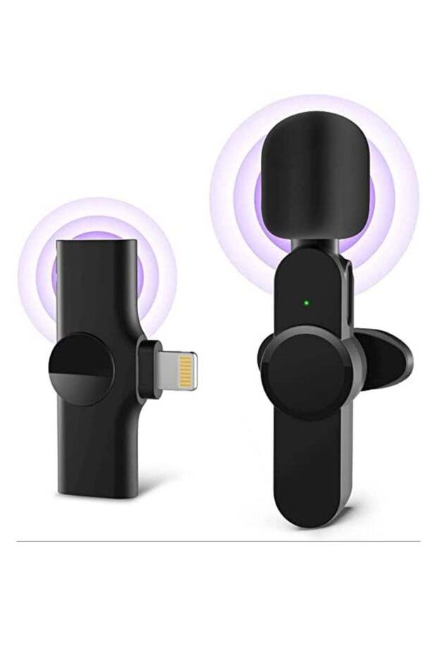 Upgraded Plug-Play Wireless Lapel Lavalier Microphone For Iphone Ipad Recording, Youtube, Facebook Live Stream