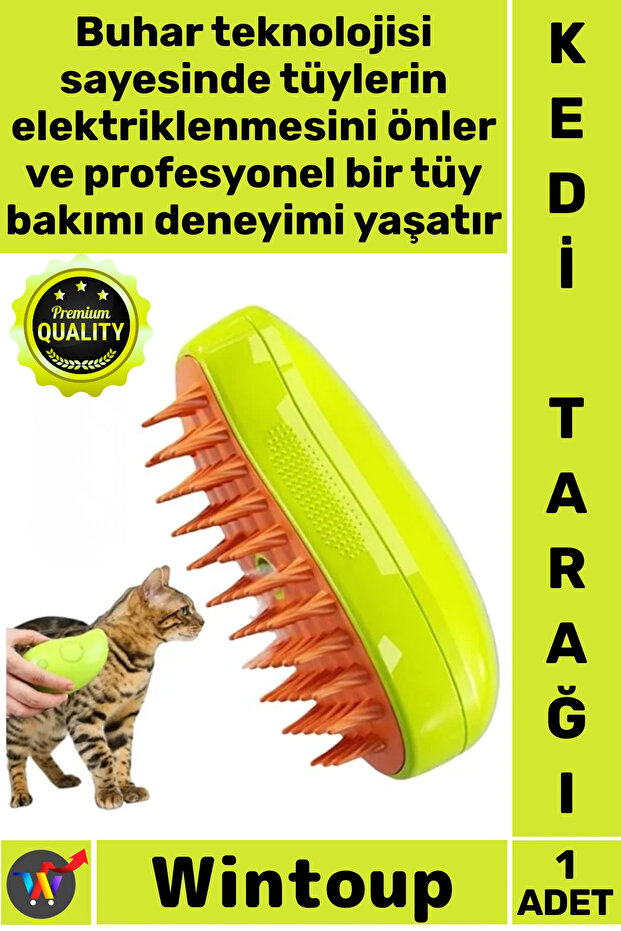 # Comb Multi-Functional Massage Effective Knot-Removing Shiny Fur Care Professional Steam Cat Comb