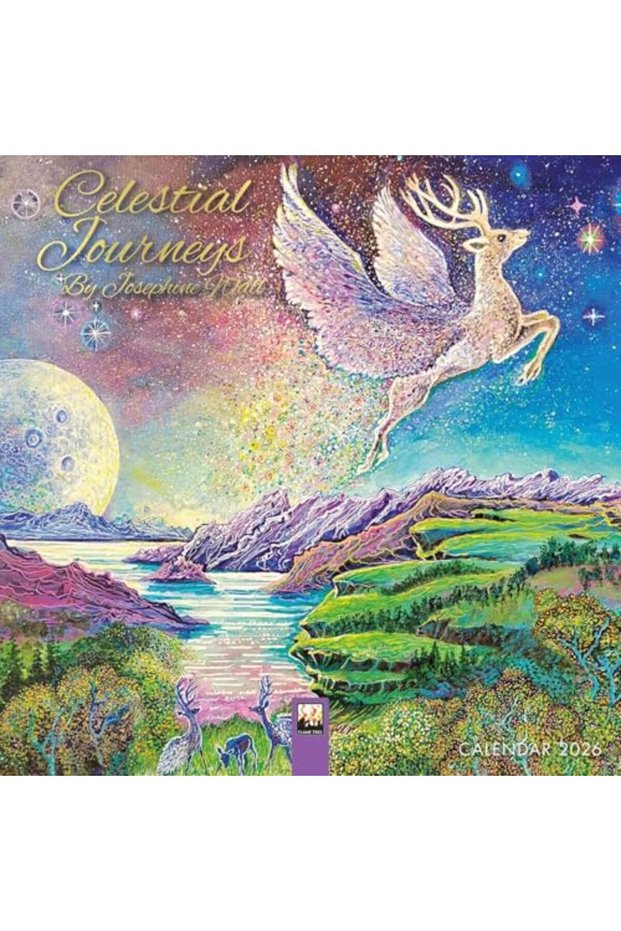 Celestial Journeys By Josephine Wall Mini Wall Calendar 2026 Art Calendar