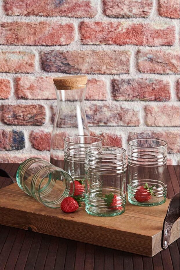 420119 Aware Tin Can 490 ml Glass Set of 4 Water Soft Drink Glasses