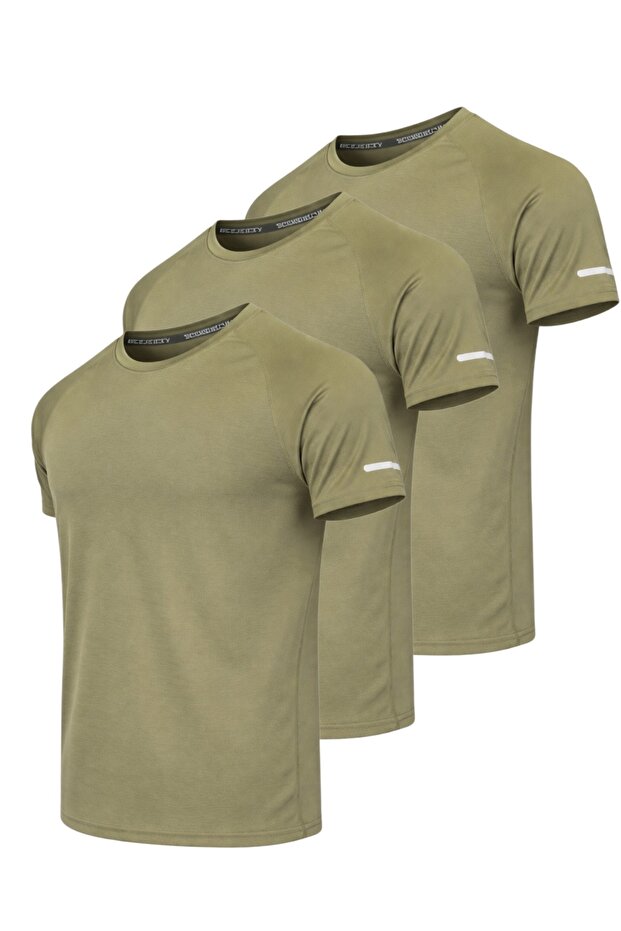 3-Pack of Quick-Dry Athletic Technical Sports T-Shirts