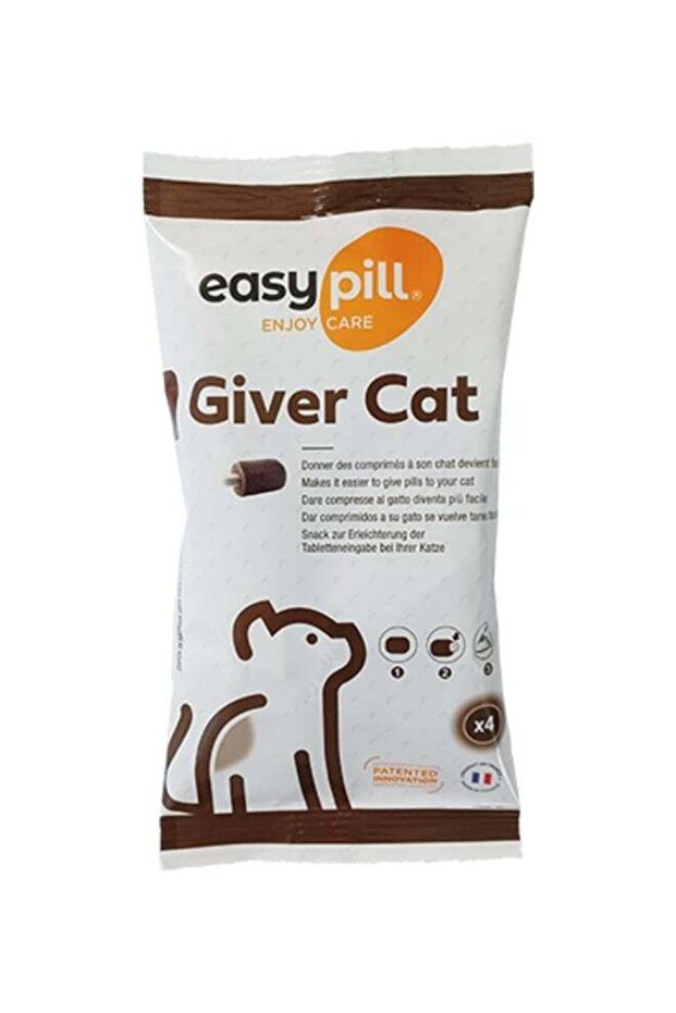 Giver, Soft Pill Hiding Treat for Easy Medication Administration, For Cats 20 Bars x 10g
