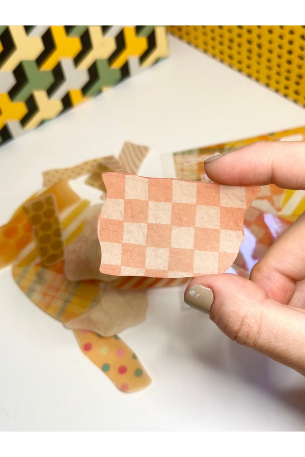 Washi Tape/ Paper Tape/ Patterned Tape/ Patterned Tape with a Paper-Like Appearance/ Sticker