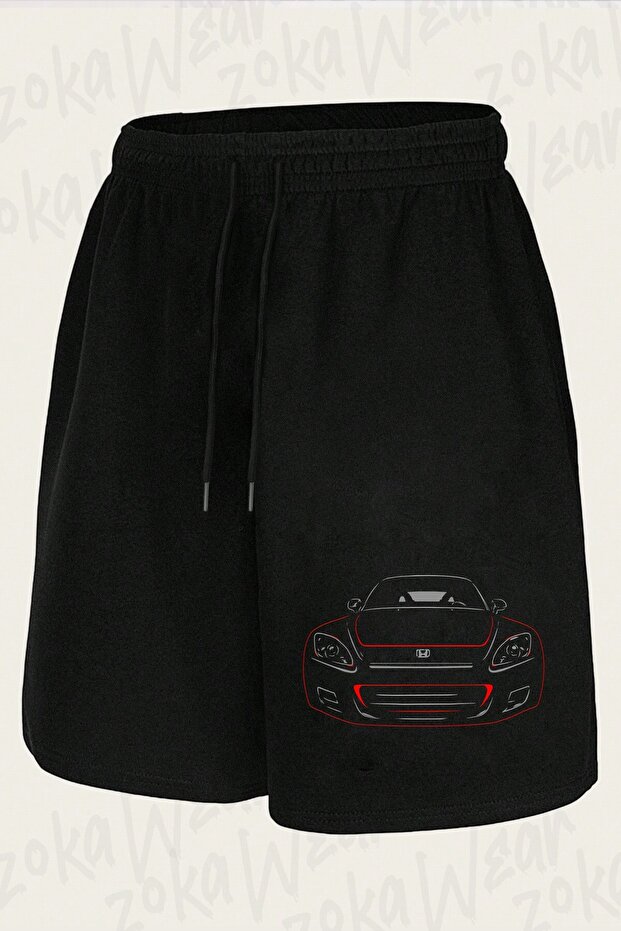 Unisex Honda S2000 Design Printed Shorts