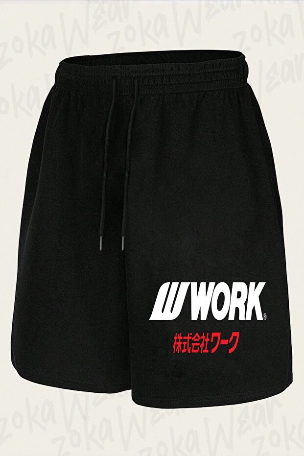 Unisex Work Wheels Japan Design Printed Shorts