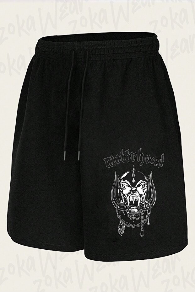 Unisex Logo Motörhead Design Printed Shorts