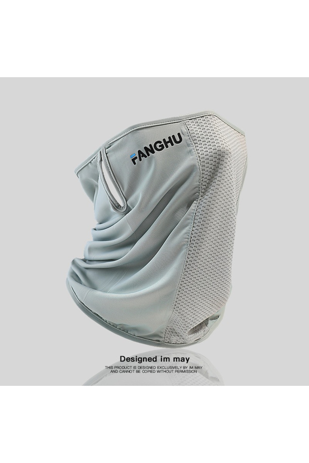 gray Mesh Breathable Ear Loop Mask Elastic Sunscreen Anti-UV Face Covering Thin Breathable Sports Ne