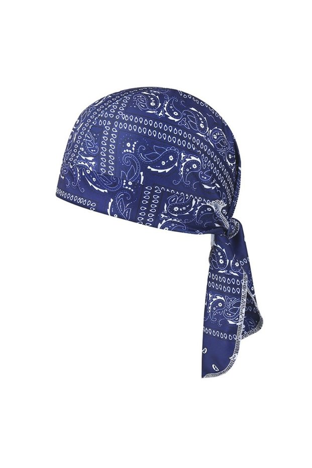 2 Paisley Print Hijab Caps Quick Dry Adjustable Bandana Headscarf UV Protection Breathable Cycling .