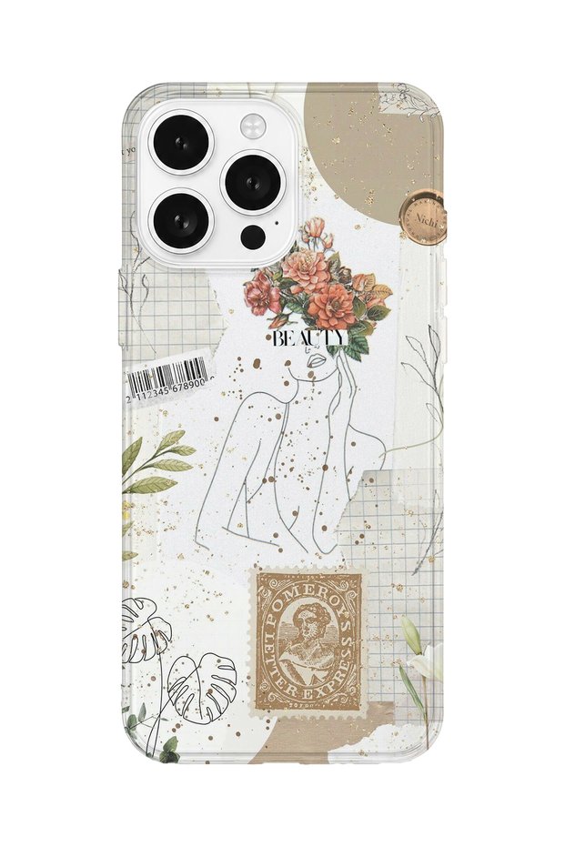 iPhone 16 Pro Max Compatible Printed Transparent Phone Case | Collection: Oneline