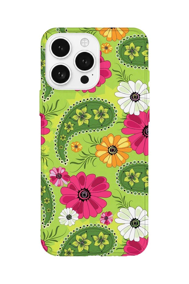 iPhone 13 Pro Max Compatible Printed Transparent Phone Case | Collection: Floraluxe Botanica