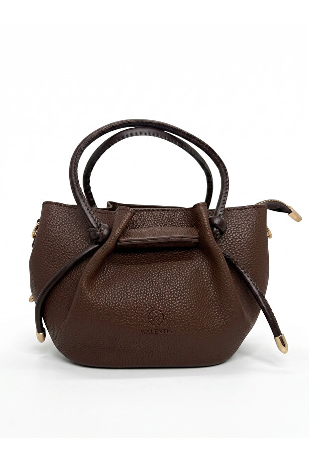 Women's Crossbody Hand and Shoulder Bag - 3-Compartment Zippered Snap Mini Bag 20X14