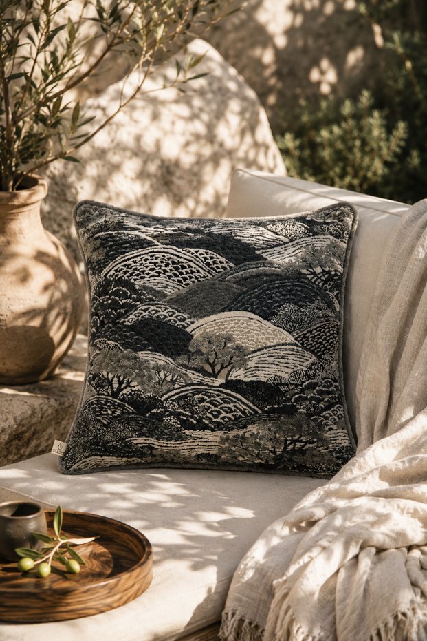 Seasons Gray Kirlent Kilifi (45X45)
