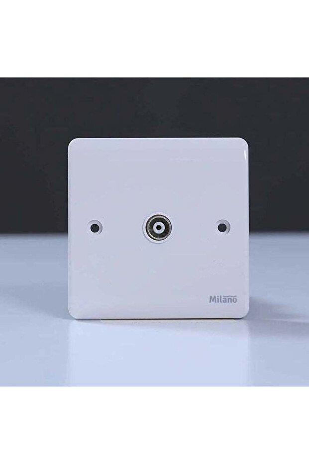 1 Gang TV Outlet Switch White