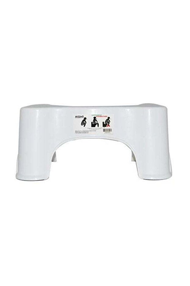 Squatting Stool White 12x20x9inch