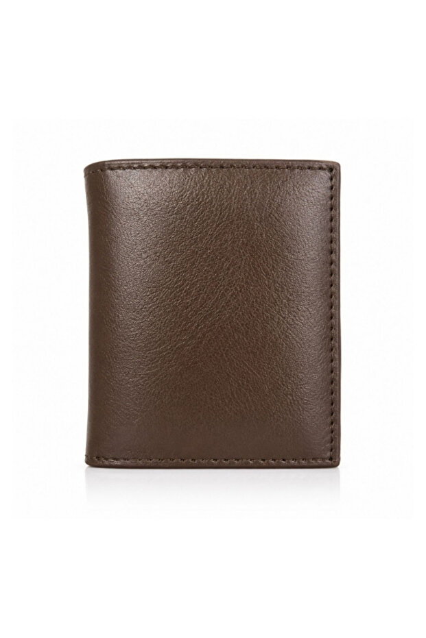 Vertical Classic Faux Leather Men's Wallet