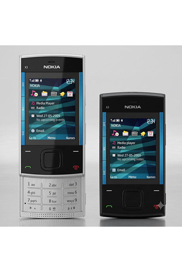 Nokia X3-00 Slider Mobile Phone - 3.2MP Camera, ExpressMusic Edition | هاتف نوكيا X3-00 الأصلي سحاب