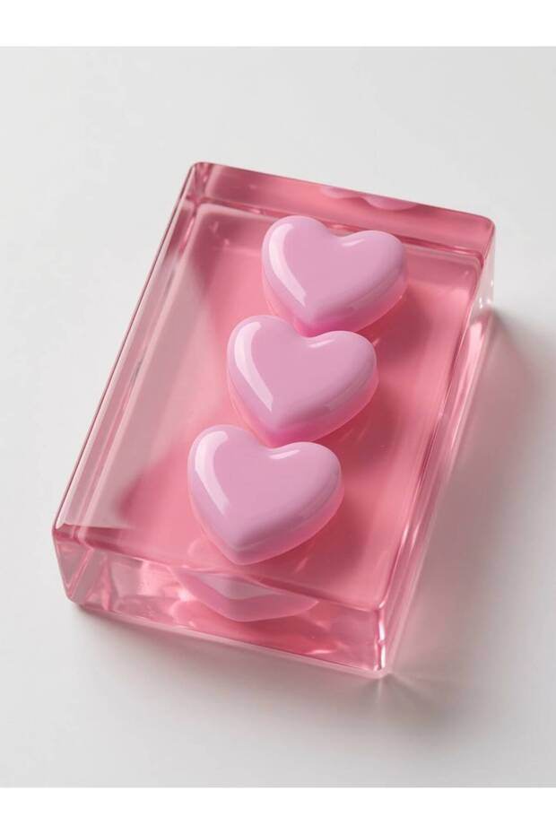 Lilac Heart Scented Decorative Gift Soap for Birthdays, Engagements, and Special Occasions