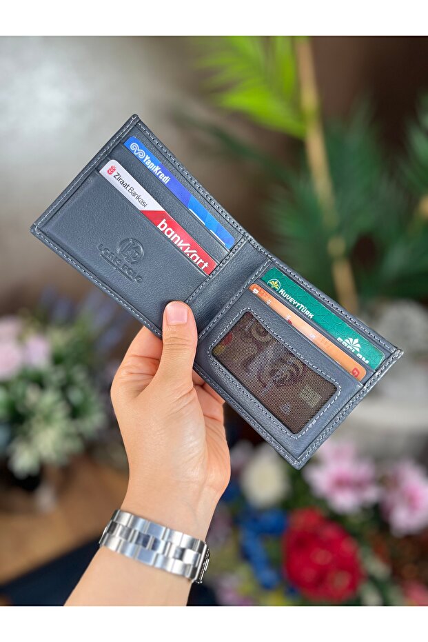 جلد مارتن الأصلي | محفظة فاخرة للجنسين مع حماية RFID