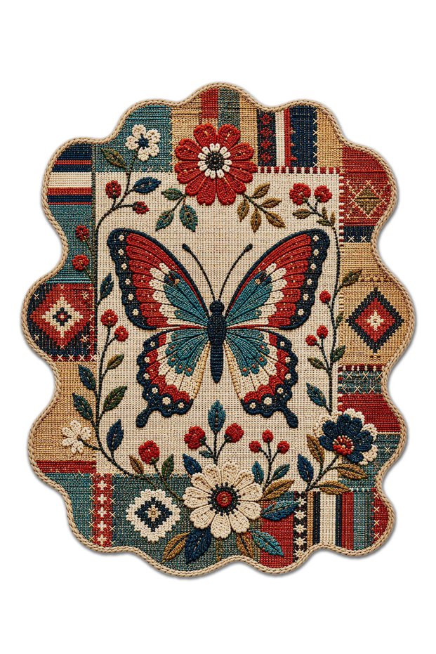 Sdt Mixed Patterned Modern Woven Base Decorative Carpet Sdtamor1179