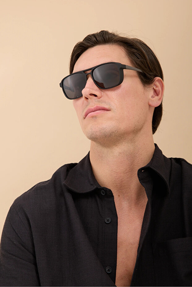 Aspendos Polarized High Quality Black Unisex Sunglasses